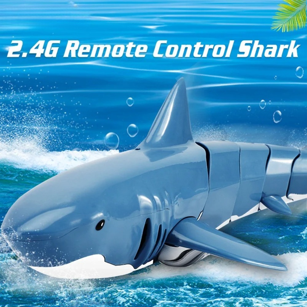 Remote Control Toys - قارب سمكة القرش الكهربائي الواقعي الأكثر