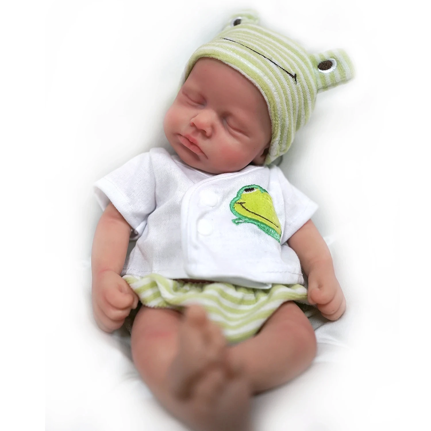 Reborn Baby Doll Silicone Realistic - دمية طفل سيليكون كامل الجسم للأولاد