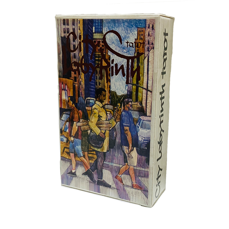 Tarot Cards Deck With Guidebook - بطاقات تاروت مدينة المتاهة، مجموعة من
