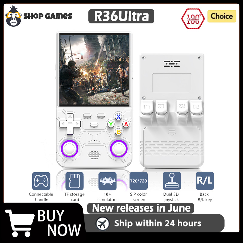Retro Handheld Game Console R36S - وحدة تحكم ألعاب فيديو R36 Ultra