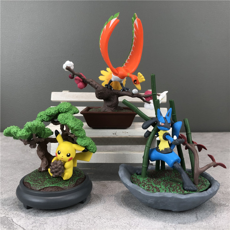 Anime Action Figure Blind Box - مجموعة ريمينت بوكيمون بونساي - صندوق