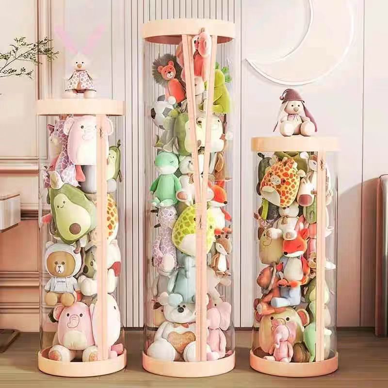 برميل تخزين ألعاب محشوة شفاف ب - مراجعة Dolls وسعره