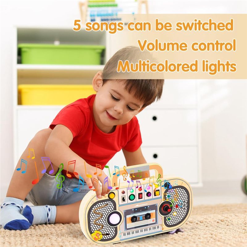 لوحة أنشطة خشبية مونتيسوري للأ - مراجعة Montessori Wooden Busy Board Toddler وسعره