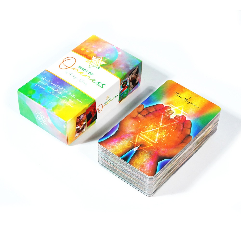 بطاقات Tarot of Oneness مقاس 1 - مراجعة Tarot Cards Deck With Guidebook وسعره