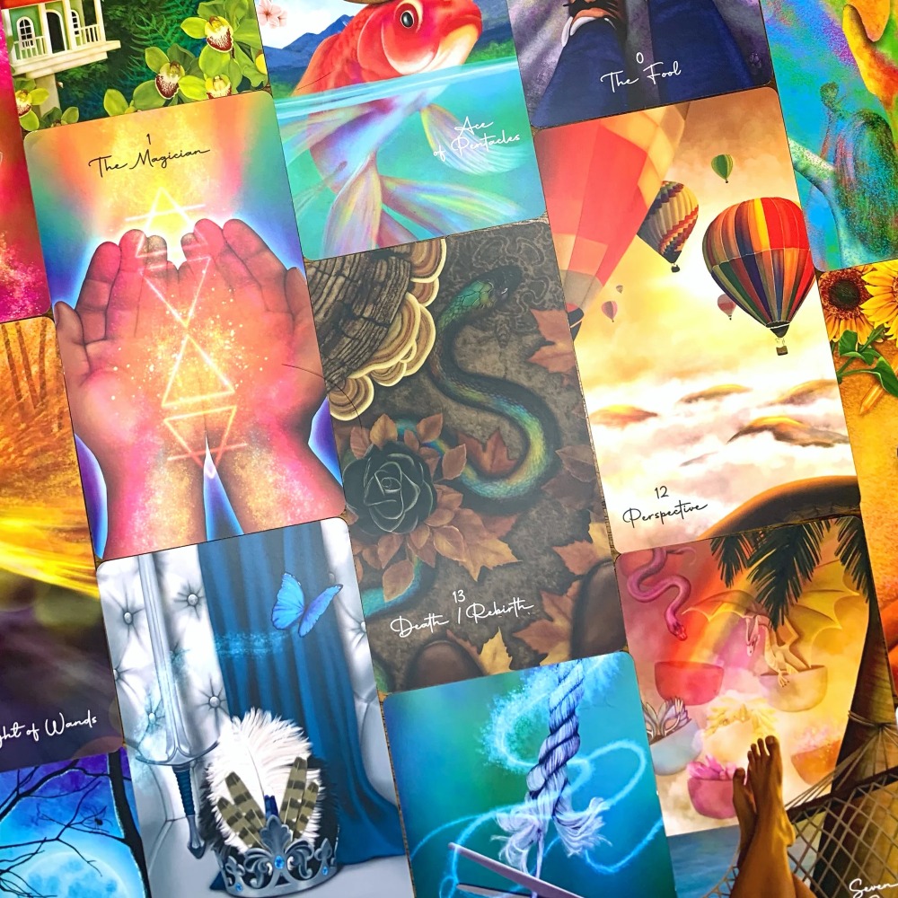 بطاقات Tarot of Oneness مقاس 1 - مراجعة Tarot Cards Deck With Guidebook وسعره