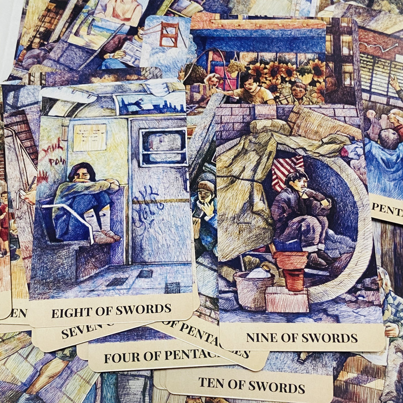 بطاقات تاروت مدينة المتاهة، مج - مراجعة Tarot Cards Deck With Guidebook وسعره