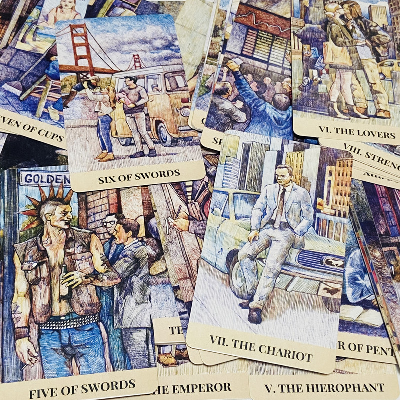 بطاقات تاروت مدينة المتاهة، مج - مراجعة Tarot Cards Deck With Guidebook وسعره