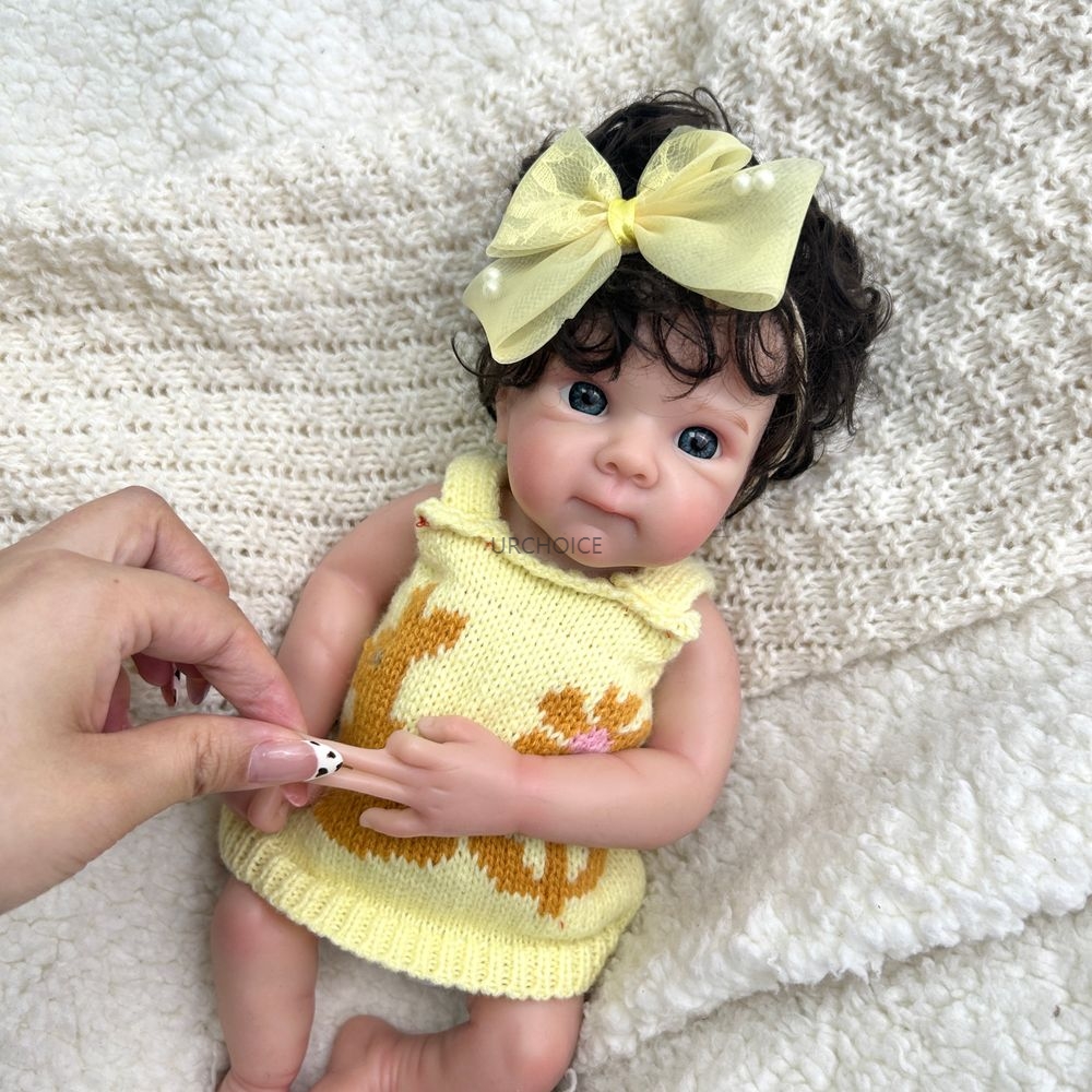 دمية بيتي ريبورن مصغرة 12 بوصة - مراجعة Reborn Baby Doll Silicone Realistic وسعره