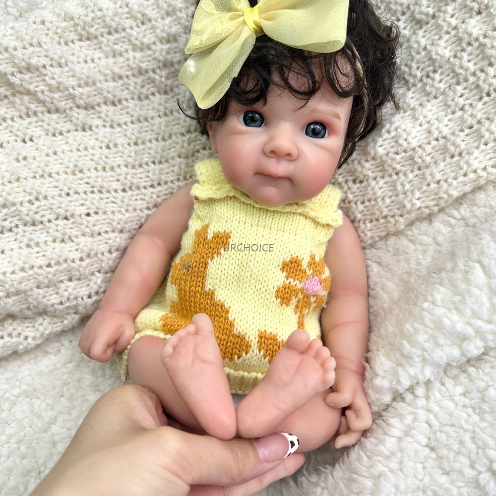 دمية بيتي ريبورن مصغرة 12 بوصة - مراجعة Reborn Baby Doll Silicone Realistic وسعره