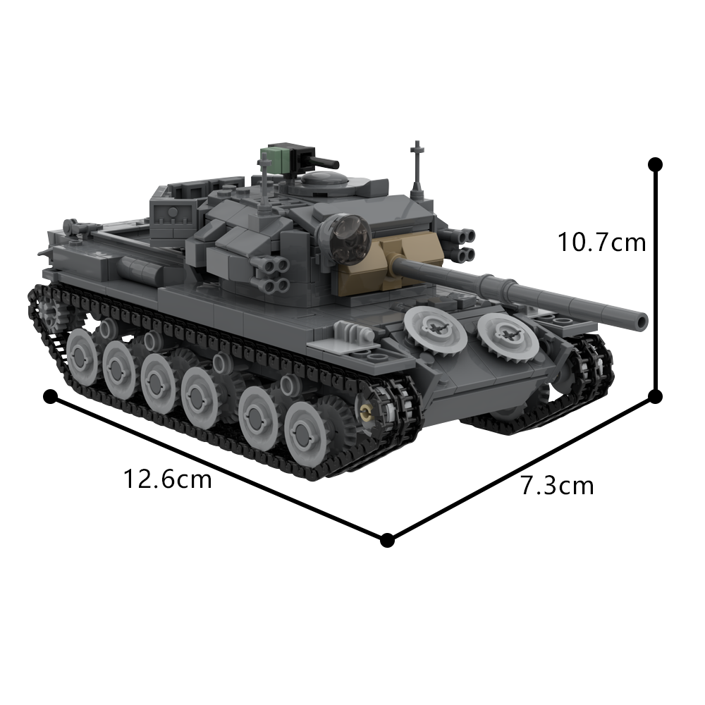 MOC سنتوريون mk. نموذج دبابة ع - مراجعة Lego Compatible Military Tank وسعره
