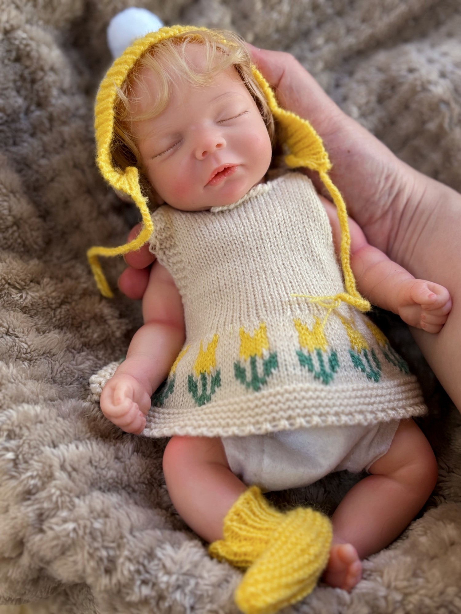 1 قطعة 10 بوصة مفتوحة الفم تول - مراجعة Reborn Baby Doll Silicone Realistic وسعره
