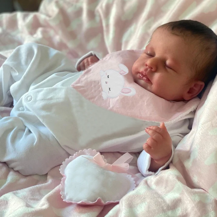 دمية أطفال سيليكون واقعية نابض - مراجعة Reborn Baby Doll Silicone Realistic وسعره