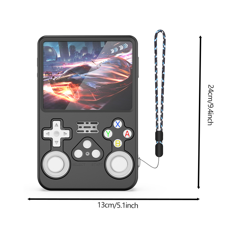 غطاء حماية من السيليكون الناعم - مراجعة Retro Handheld Game Console R36S وسعره