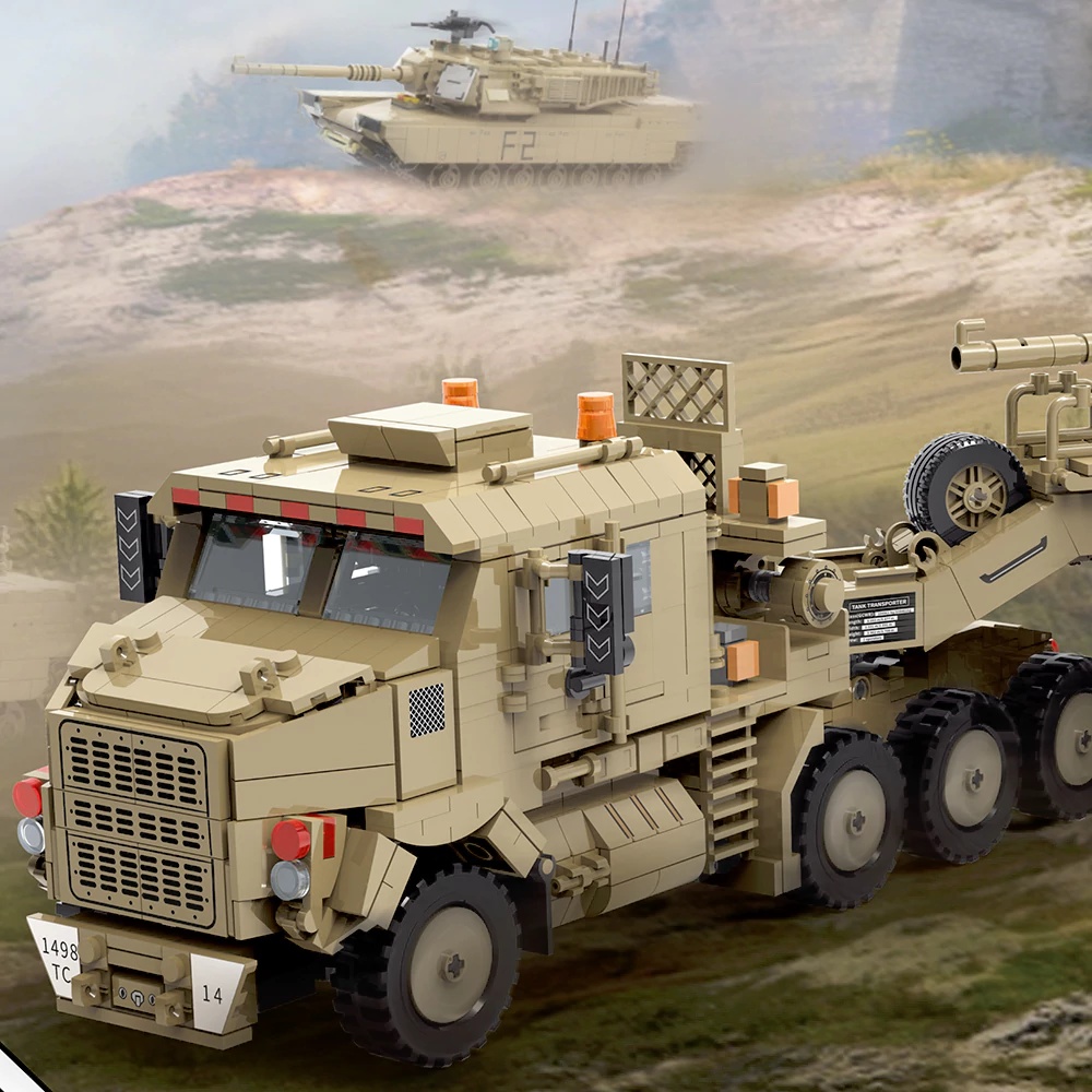 مجموعة مكعبات بناء مركبة عسكري - مراجعة Lego Compatible Military Tank وسعره