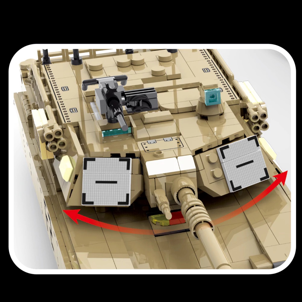 مجموعة مكعبات بناء مركبة عسكري - مراجعة Lego Compatible Military Tank وسعره