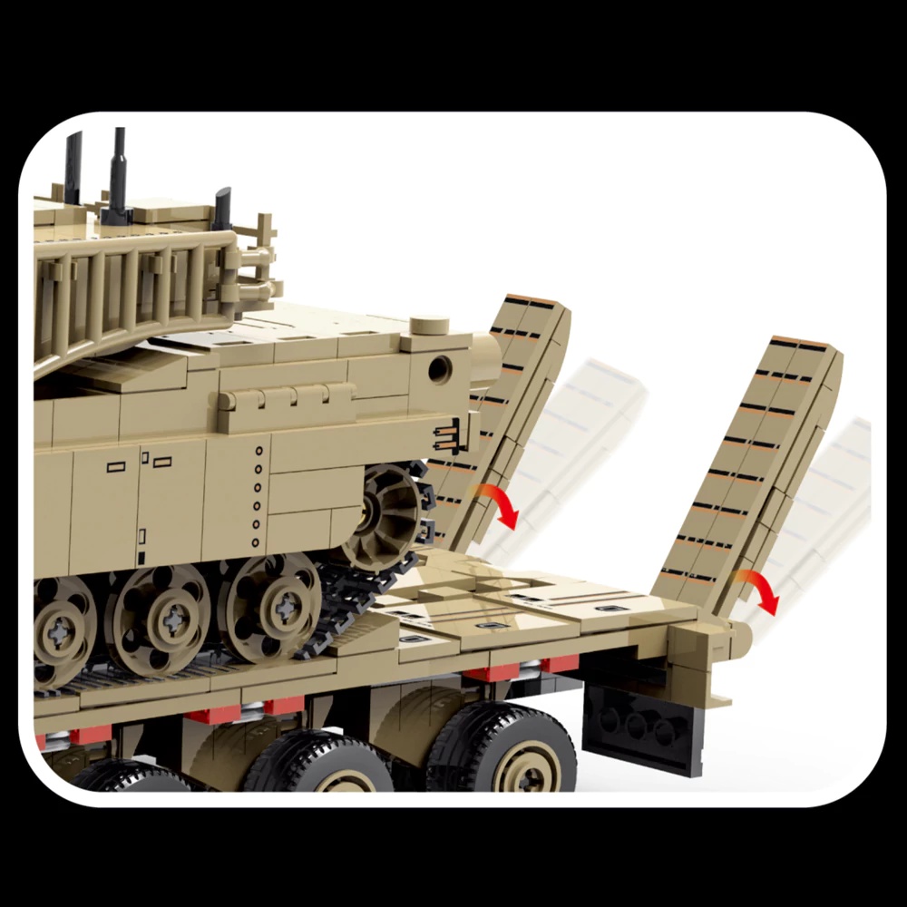 مجموعة مكعبات بناء مركبة عسكري - مراجعة Lego Compatible Military Tank وسعره