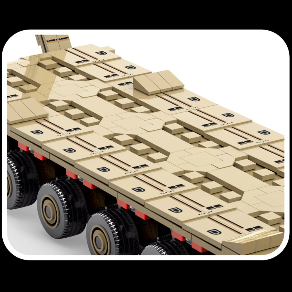 مجموعة مكعبات بناء مركبة عسكري - مراجعة Lego Compatible Military Tank وسعره