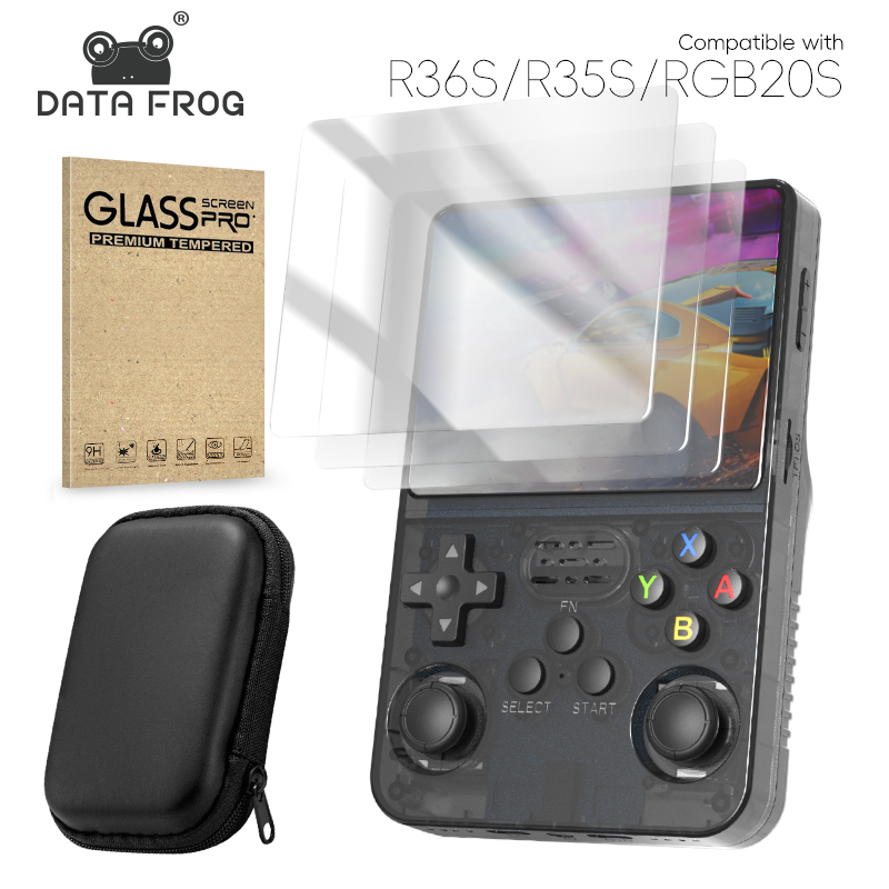 البيانات الضفدع R36S حامي الشا - مراجعة Retro Handheld Game Console R36S وسعره