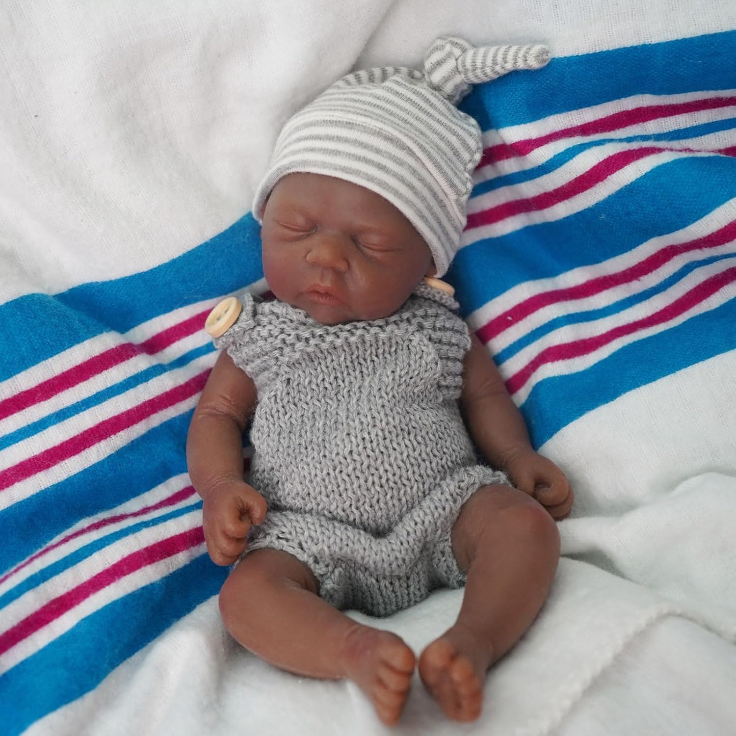 تولد من جديد دمى طفل 7 بوصة كا - مراجعة Reborn Baby Doll Silicone Realistic وسعره