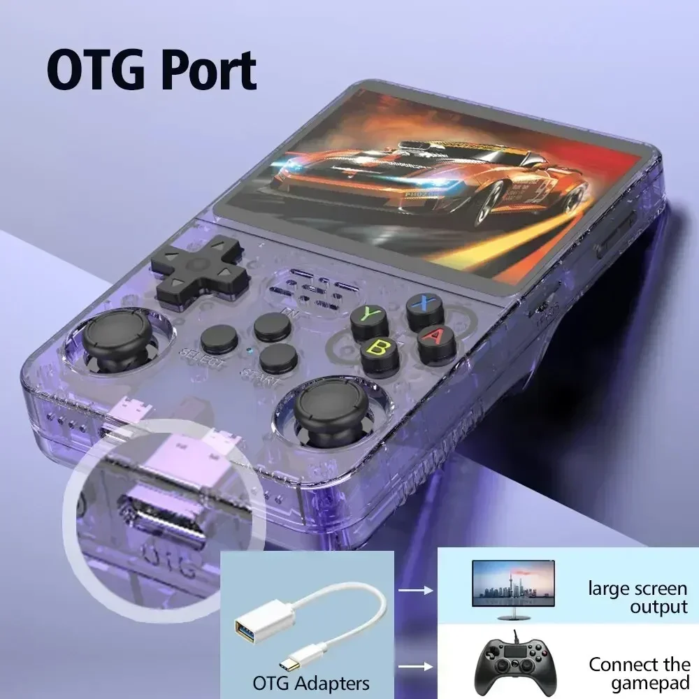 وحدة تحكم ألعاب R36S بنظام ARK - مراجعة Retro Handheld Game Console R36S وسعره