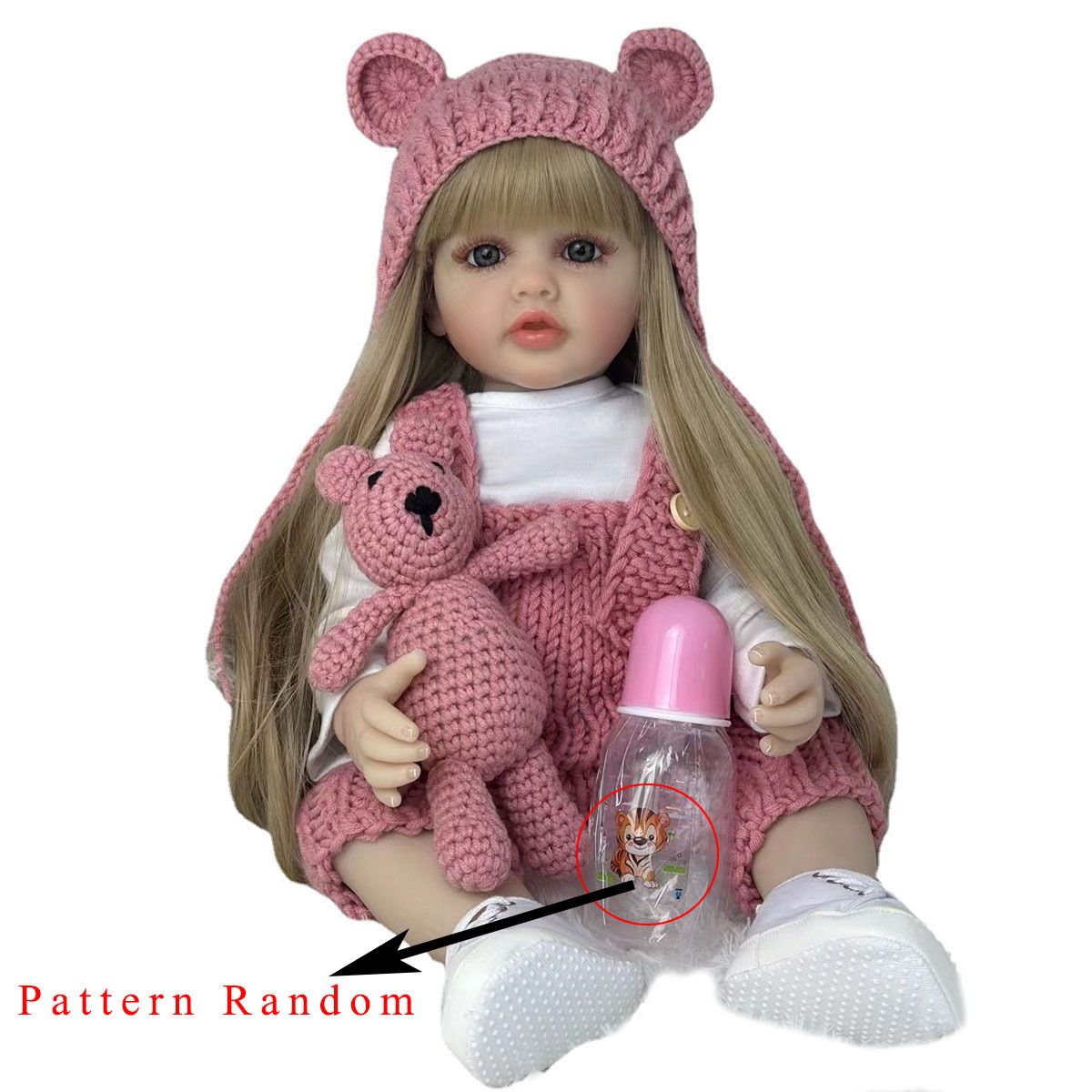 BZDOLL 55 سنتيمتر 22 بوصة نابض - مراجعة Reborn Baby Doll Silicone Realistic وسعره