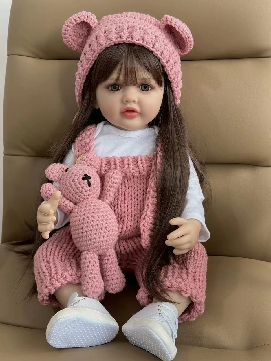 BZDOLL 55 سنتيمتر 22 بوصة نابض - مراجعة Reborn Baby Doll Silicone Realistic وسعره