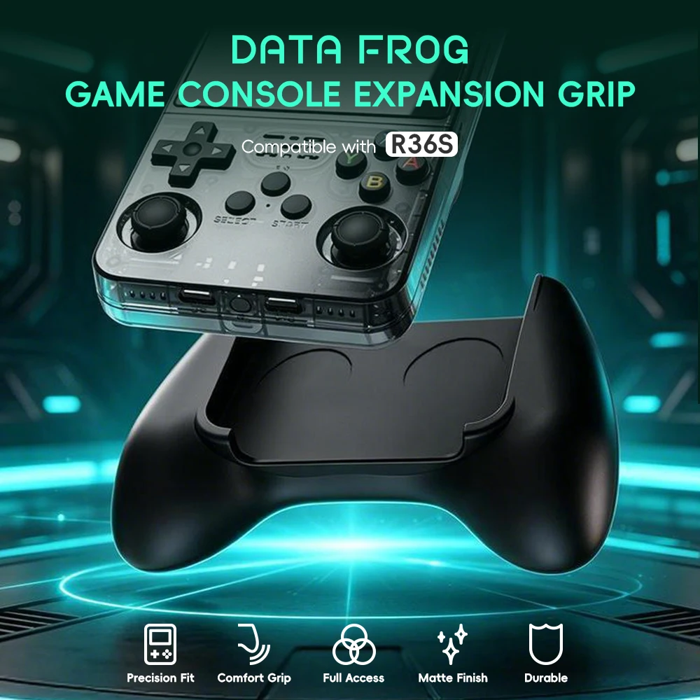 حامل يدوي مريح للألعاب من Data - مراجعة Retro Handheld Game Console R36S وسعره