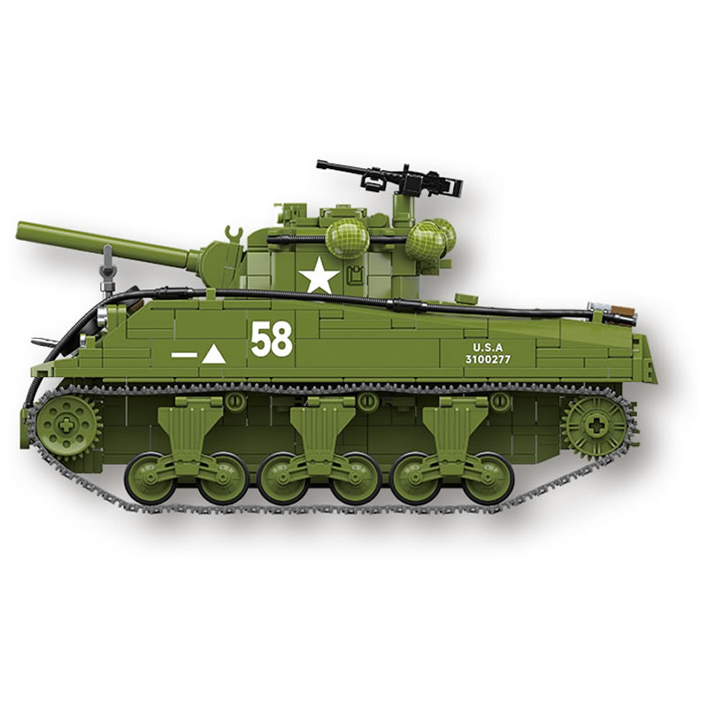 جديد الحرب العالمية الثانية ال - مراجعة Lego Compatible Military Tank وسعره