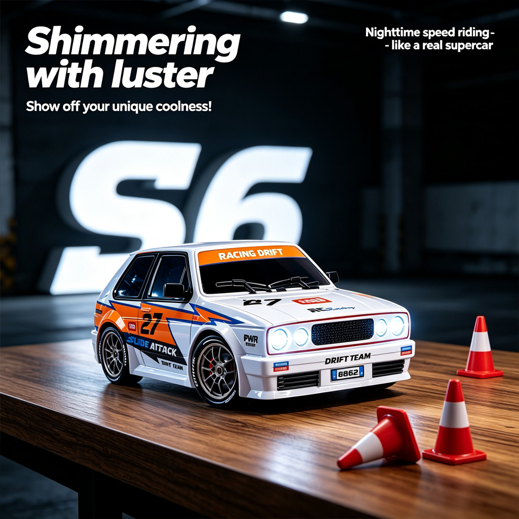 سيارة دريفت S60 RC جديدة بمقيا - مراجعة Rc Drift Car 1 24 Scale 4Wd وسعره