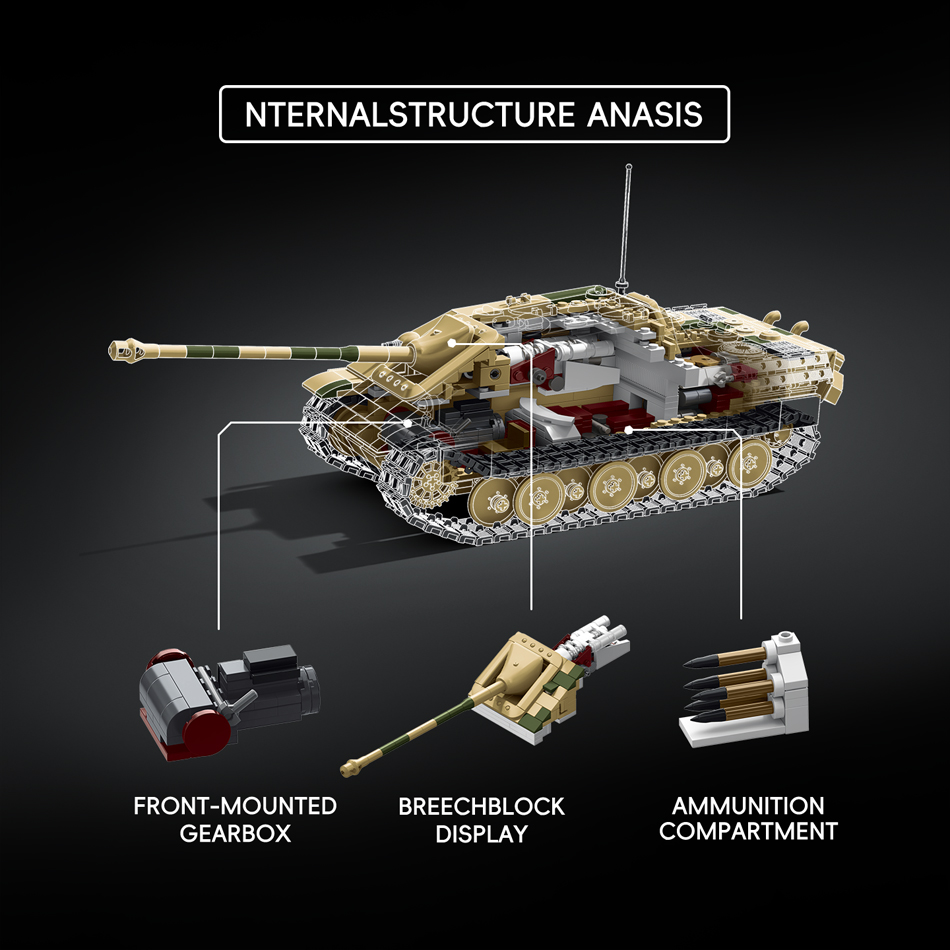 دبابة جاردبانثر G1 Sd.Kfz. الع - مراجعة Lego Compatible Military Tank وسعره