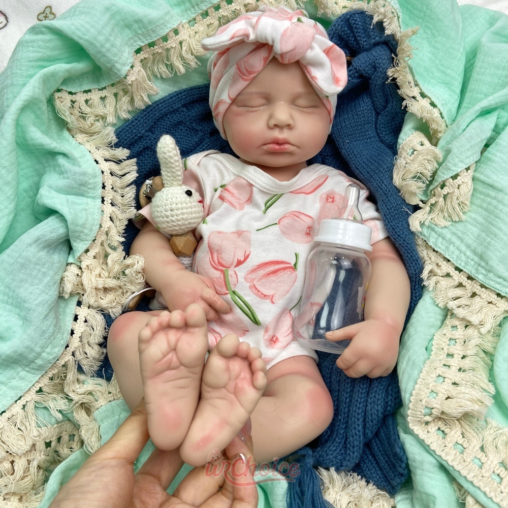 دمية سيليكون واقعية مصنوعة يدو - مراجعة Reborn Baby Doll Silicone Realistic وسعره