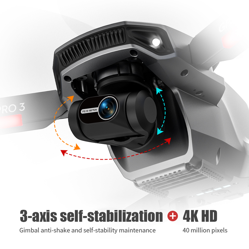 L106 Pro 3 طائرة بدون طيار 5G  - مراجعة Fpv Brushless Rc Drone 4K وسعره