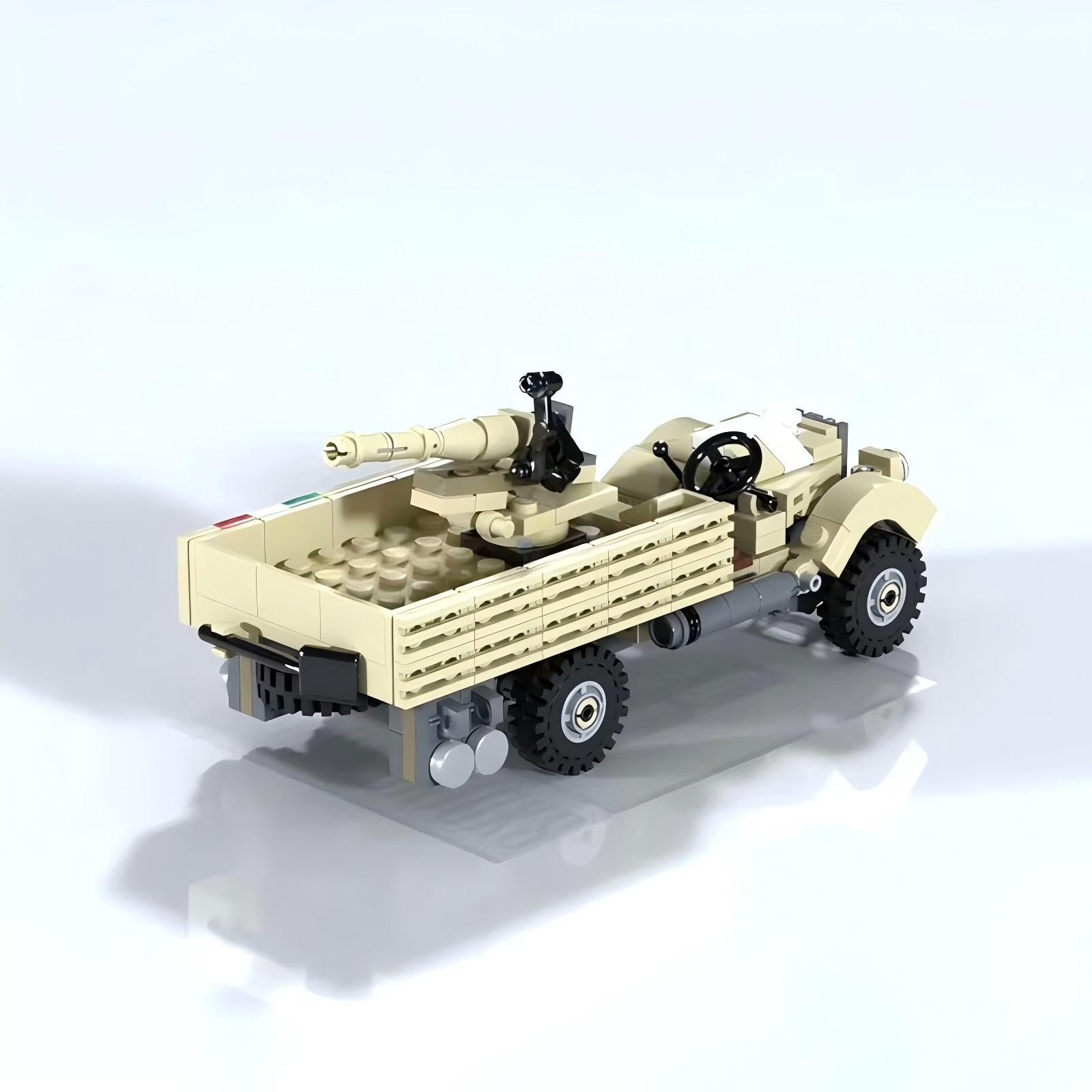 MOC سلسلة عسكرية إيطالية M11-3 - مراجعة Lego Compatible Military Tank وسعره