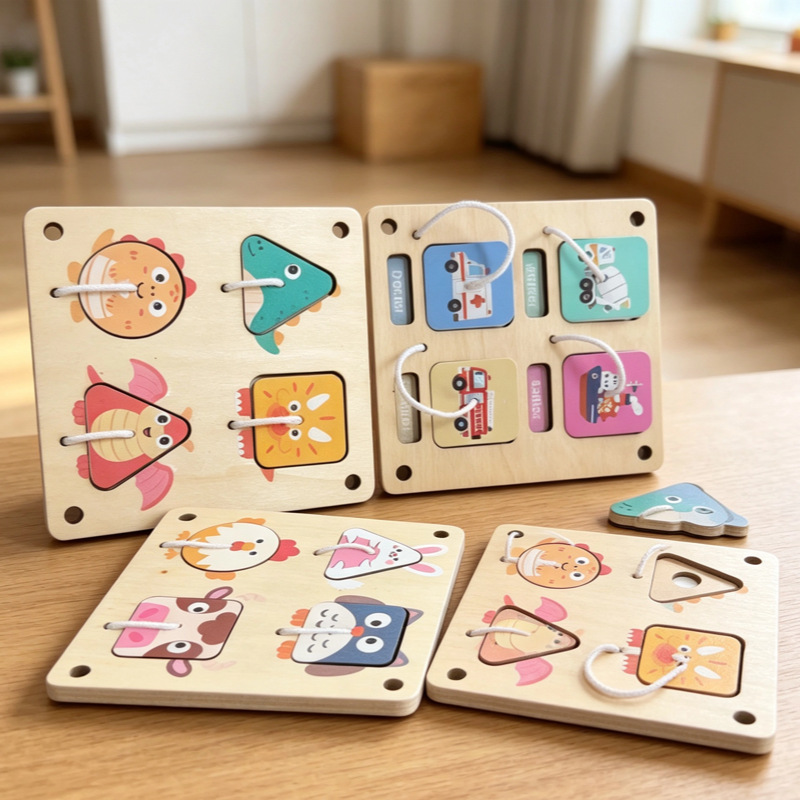 لوحة أنشطة خشبية مونتيسوري مع  - مراجعة Montessori Wooden Busy Board Toddler وسعره
