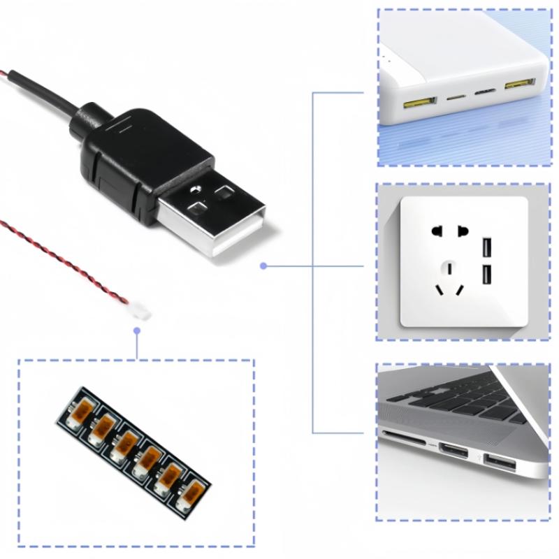 كابل طاقة USB بطول 50 سم متواف - مراجعة Building Blocks وسعره