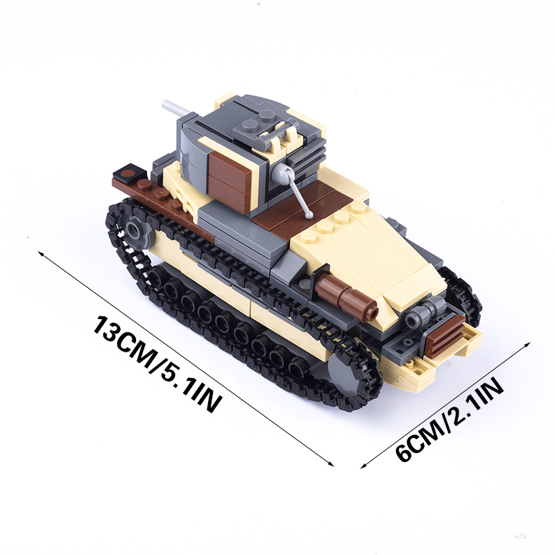 WW2 اليابان العسكرية دبابات ال - مراجعة Lego Compatible Military Tank وسعره