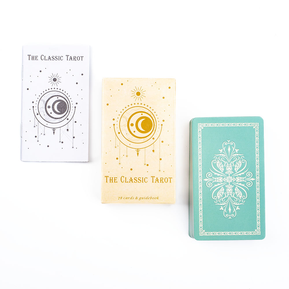 لعبة ألواح التاروت الكلاسيكية  - مراجعة Tarot Cards Deck With Guidebook وسعره