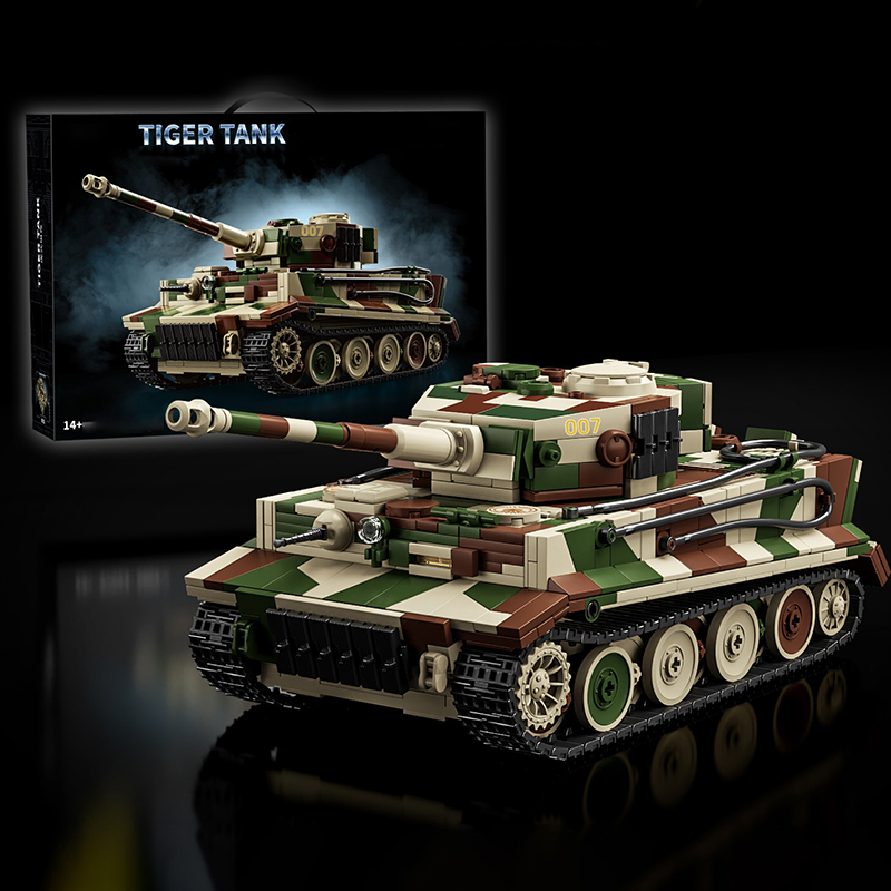 مجموعة مكعبات بناء دبابة النمر - مراجعة Lego Compatible Military Tank وسعره