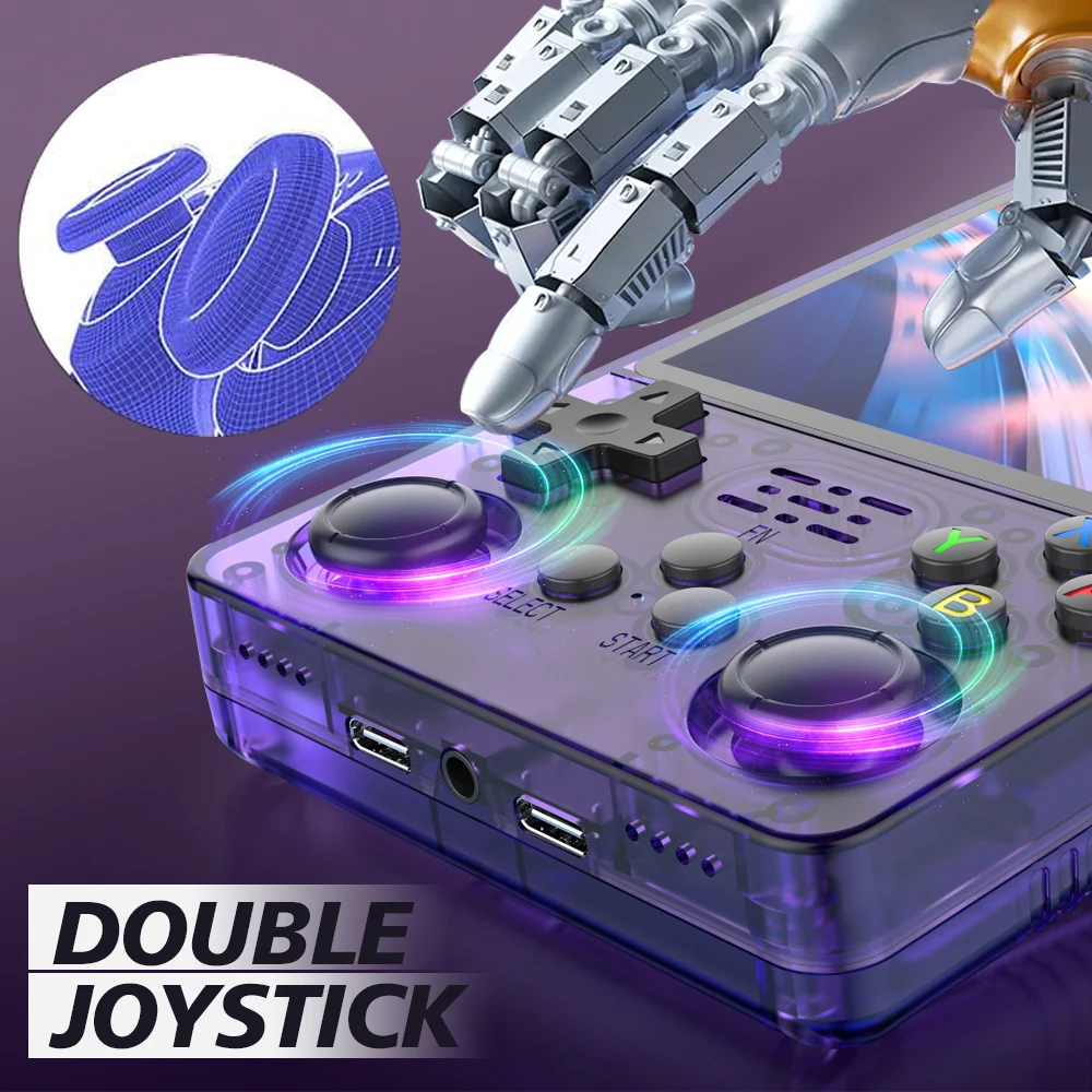 وحدة تحكم ألعاب محمولة أصلية م - مراجعة Retro Handheld Game Console R36S وسعره