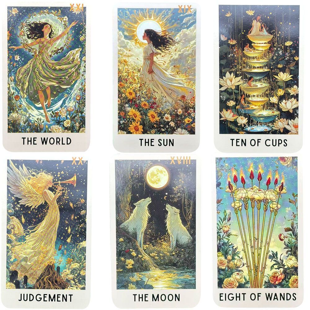 78 بطاقة تاروت غامضة، مجموعة أ - مراجعة Tarot Cards Deck With Guidebook وسعره