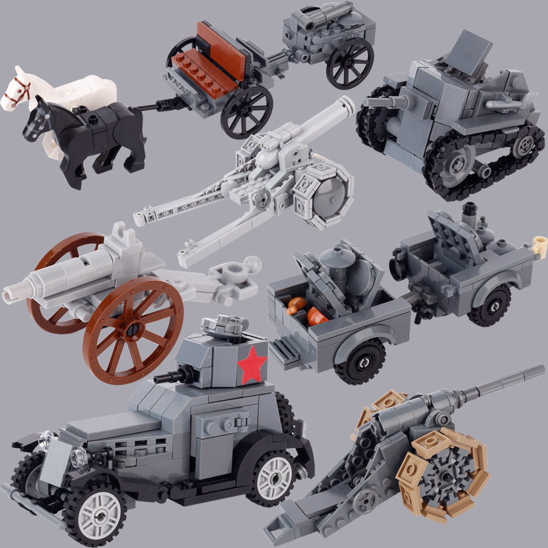 وحدات بناء سيارات مدرعة للدباب - مراجعة Lego Compatible Military Tank وسعره