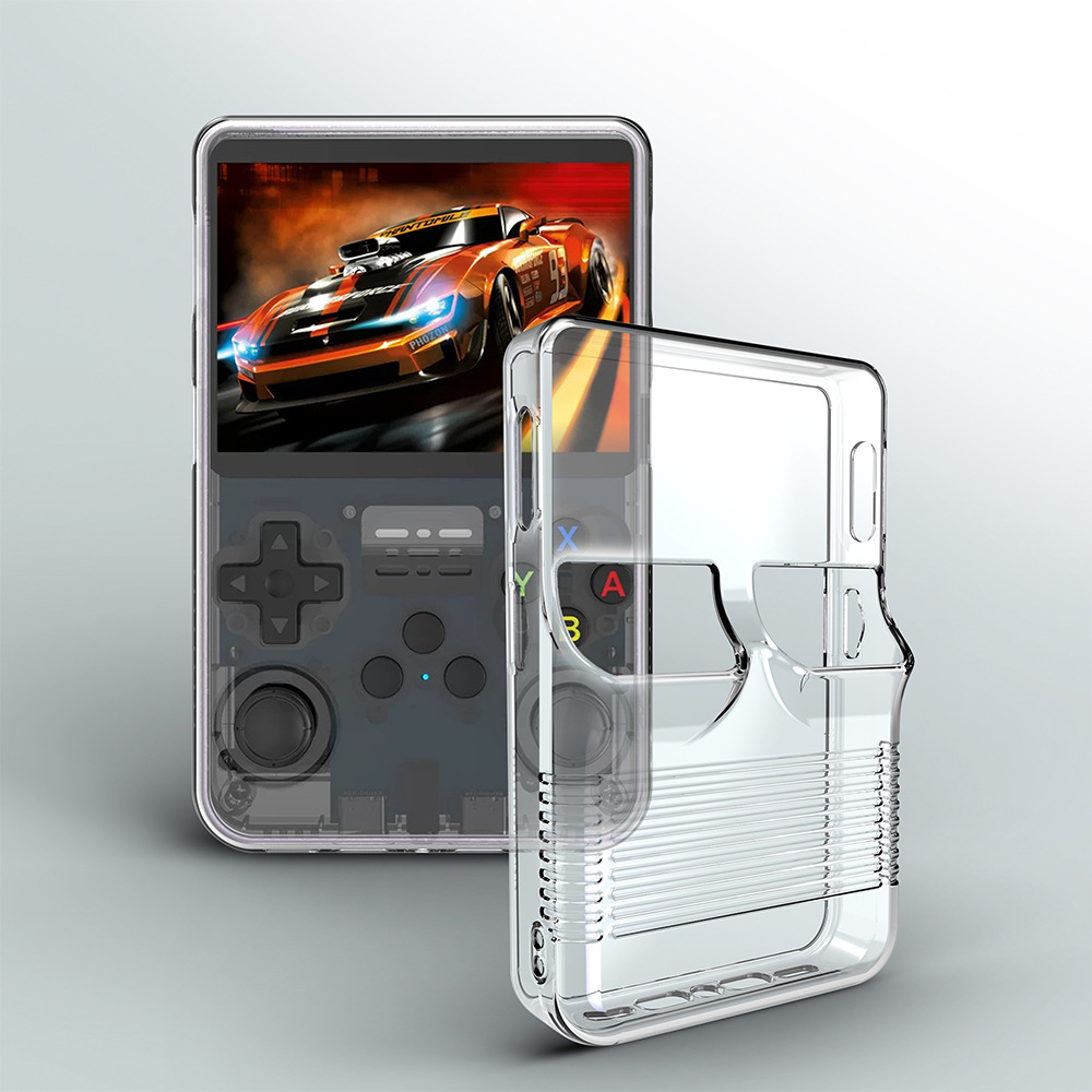 حافظة واقية جديدة محمولة مفتوح - مراجعة Retro Handheld Game Console R36S وسعره