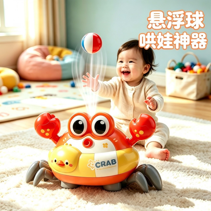 كرة تعليق على شكل سلطعون كهربا - مراجعة Educational Toys وسعره