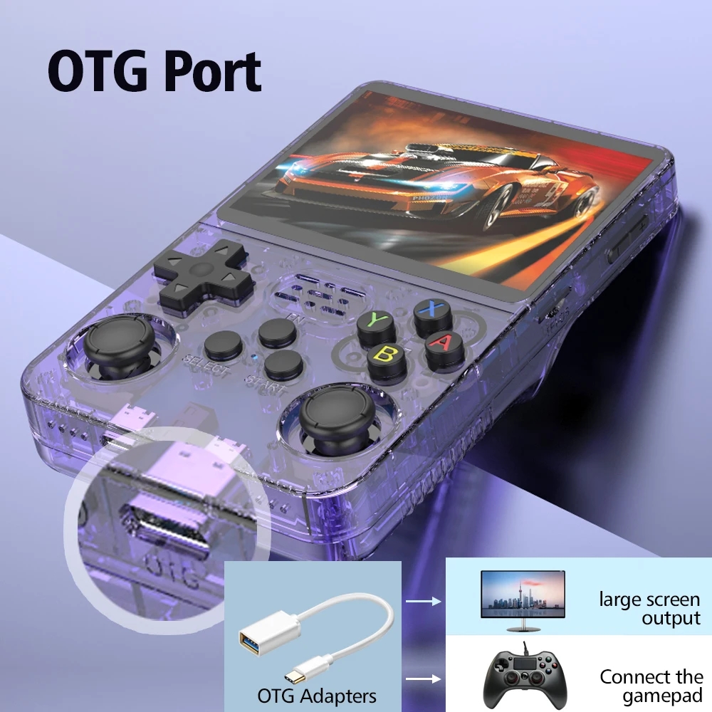وحدة تحكم ألعاب فيديو محمولة ب - مراجعة Retro Handheld Game Console R36S وسعره