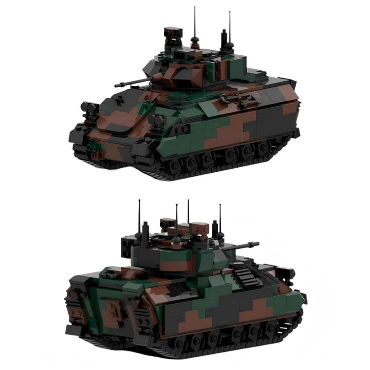 MOC سلسلة عسكرية مجنزرة مركبة  - مراجعة Lego Compatible Military Tank وسعره