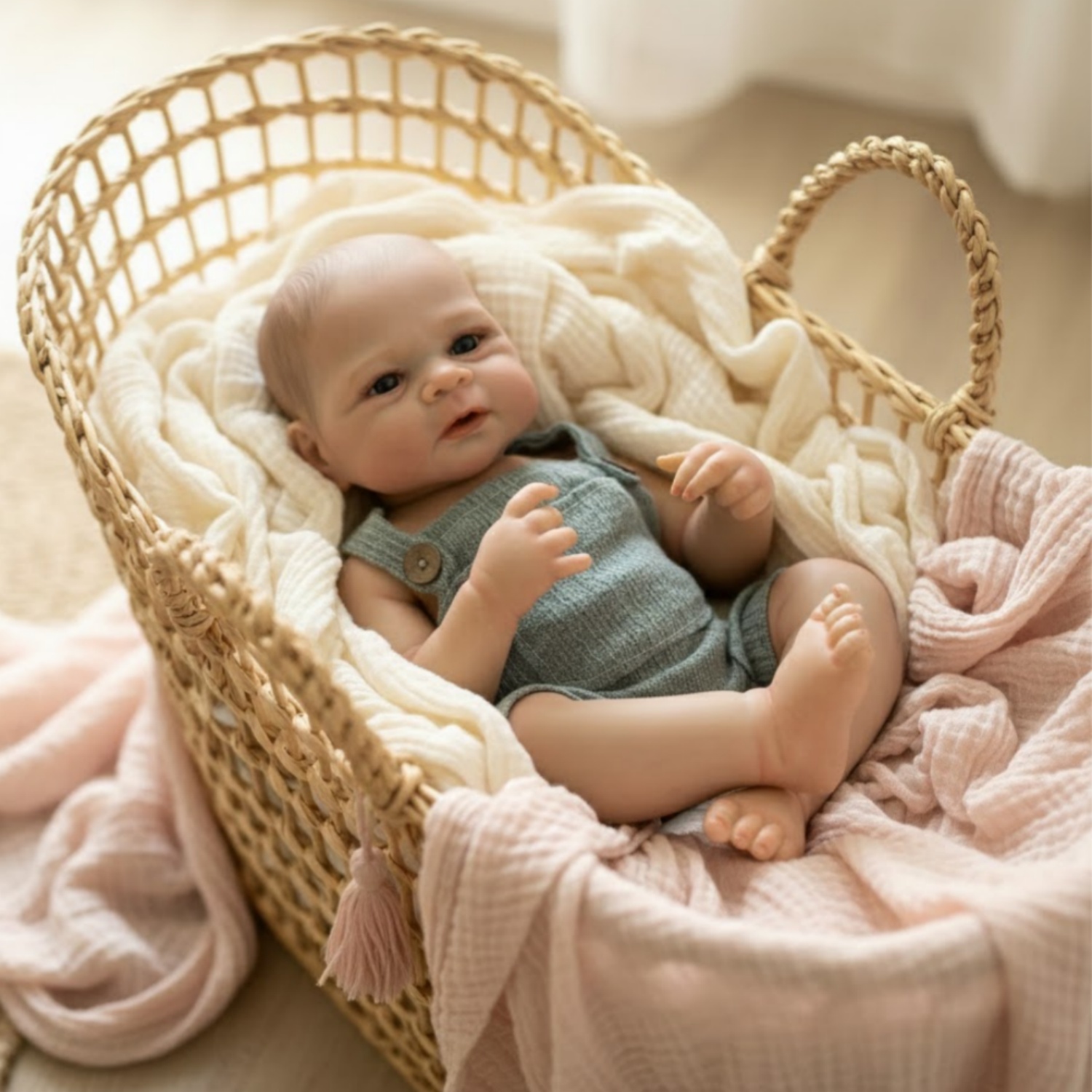 دمى أوتارد دولز 19 بوصة إيليا  - مراجعة Reborn Baby Doll Silicone Realistic وسعره