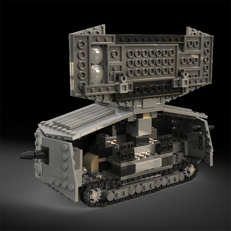 MOC WW1 ألمانيا العسكرية A7V ا - مراجعة Lego Compatible Military Tank وسعره