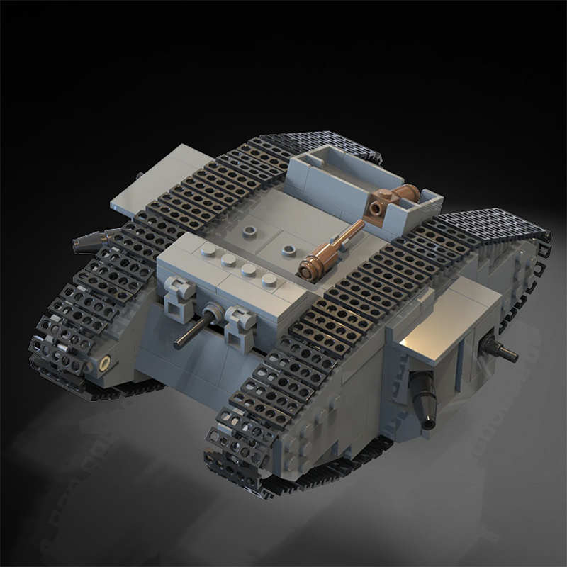 MOC WW1 ألمانيا العسكرية A7V ا - مراجعة Lego Compatible Military Tank وسعره
